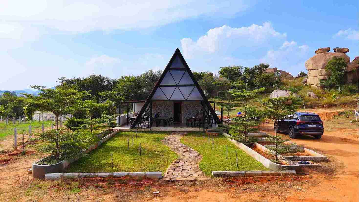 Farmland Feature Near Bangalore