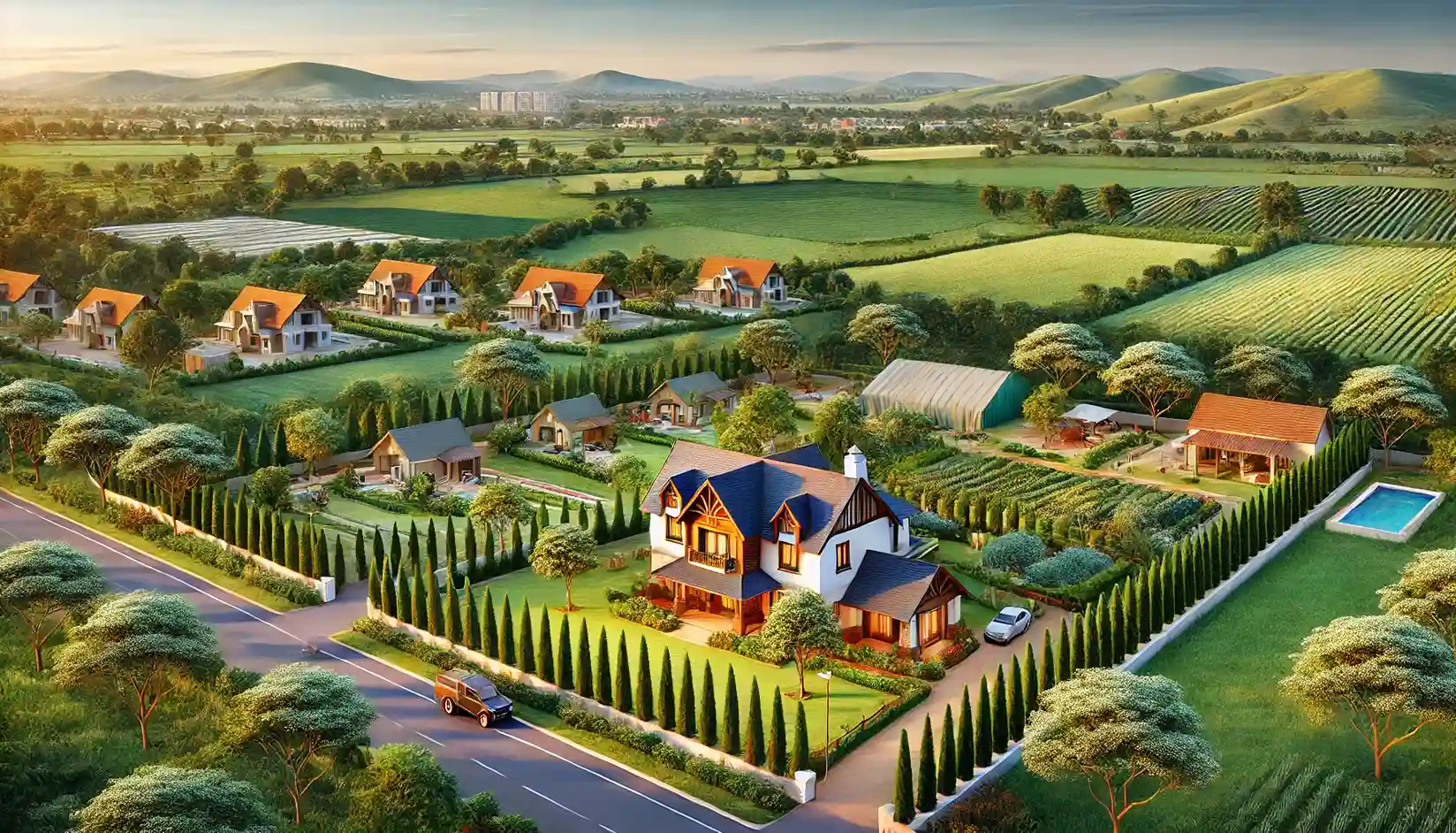 Best Farm-Themed Villa Plots Near North Bangalore