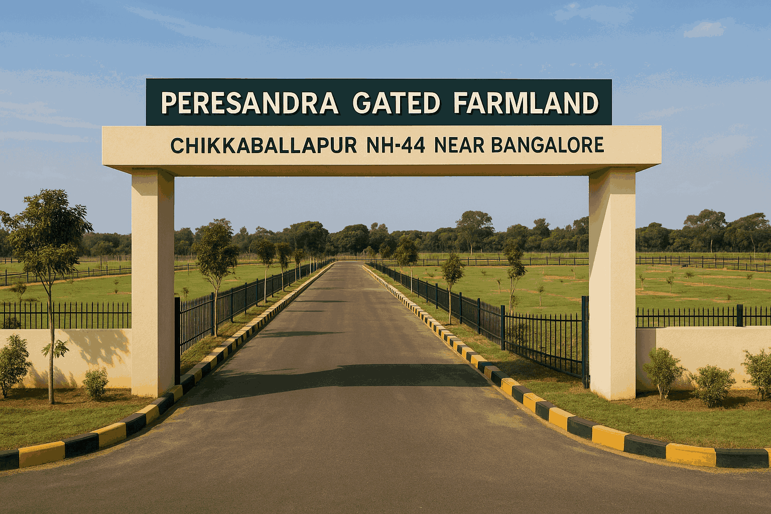 Perasandra Gated Farmland Chikkaballapur NH-44 BLR
