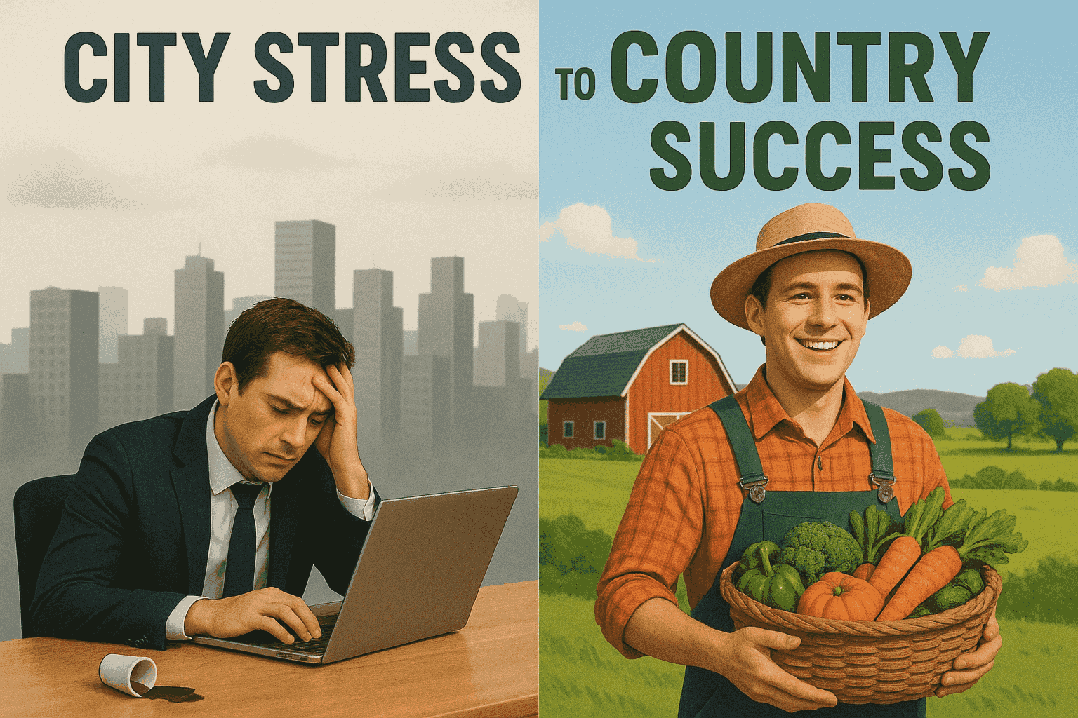 City Stress to Country Success: Farmland Wealth