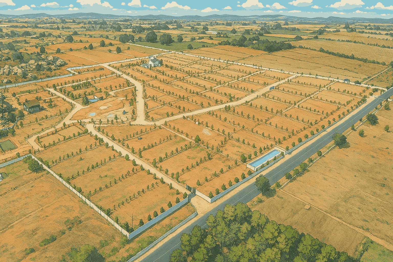 Managed Farmland Near Bangalore - Elegant Orchards Estates