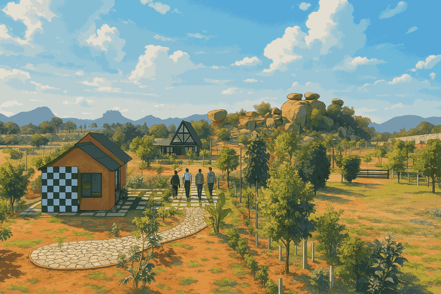 Eco-Smart Farm Plot Near Bangalore